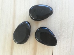 Obsidian or pendentif